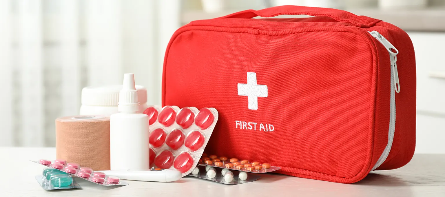 First aid kits
